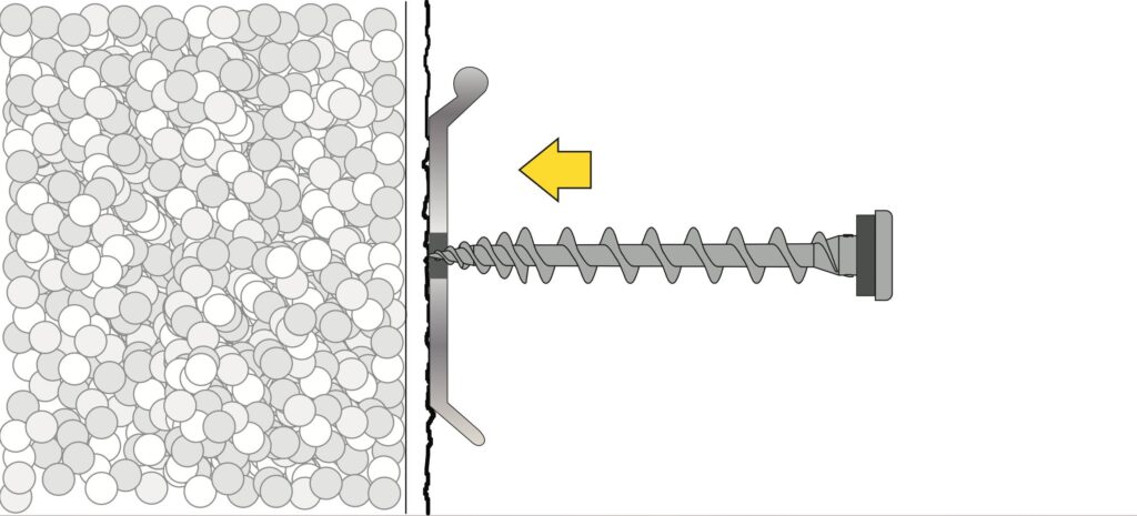 Celo Fassadenschraube Isolierplattenchraube IPS 80 - Alu Kappleiste