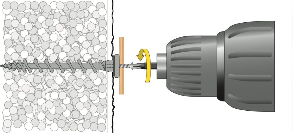 Celo Fassadenschraube Isolierplattenchraube IPS 80 mit Schraube