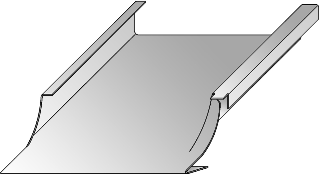 Blechscharen umkanten - Doppelstehfalzbleche in Gevelsberg kaufen