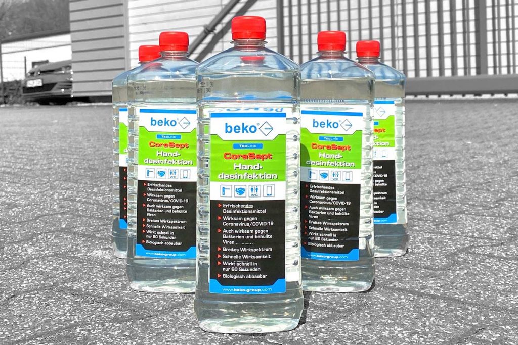beko TecLine CoraSept Handdesinfektion in Gevelsberg - Wirksam gegen Corona COVID-19
