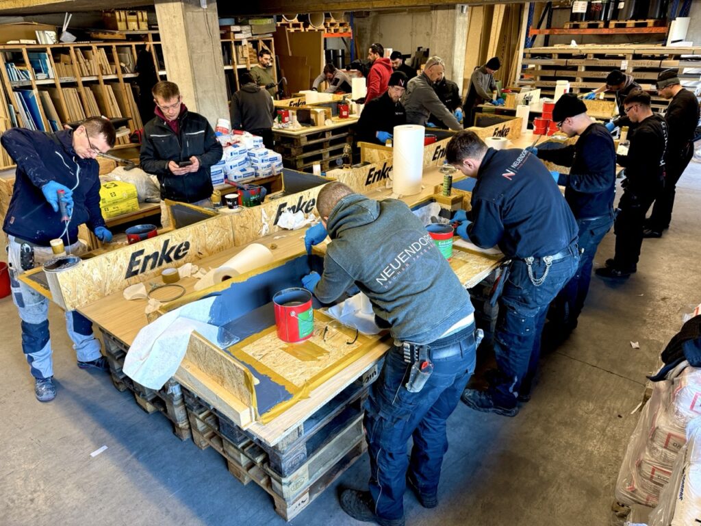 Praxis an Modellen beim Enke Praxisworkshop bei Scherwat in Gevelsberg