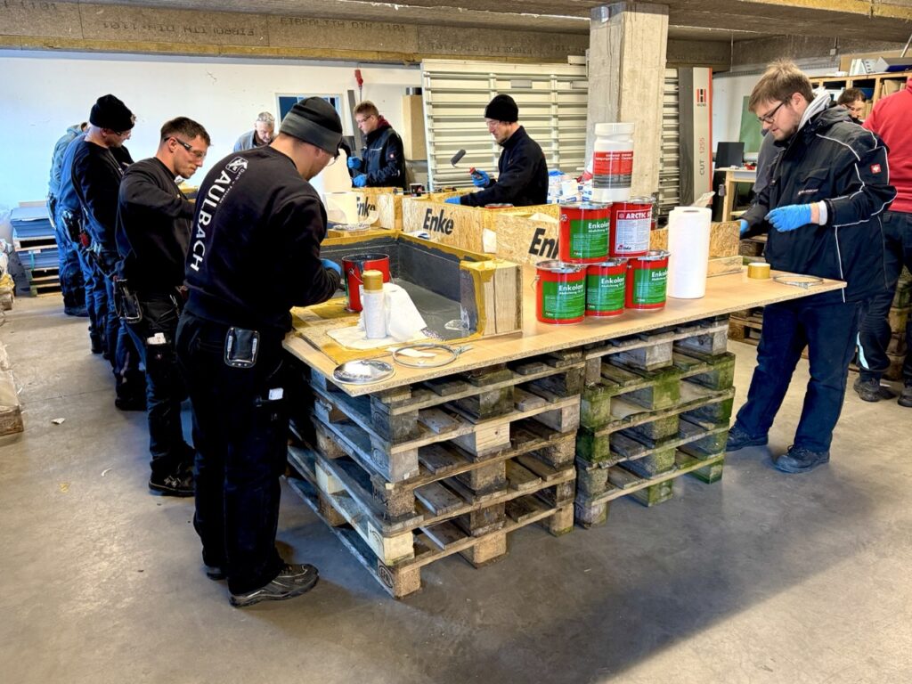 Richtig abdichten beim Enke Praxisworkshop bei Scherwat in Gevelsberg