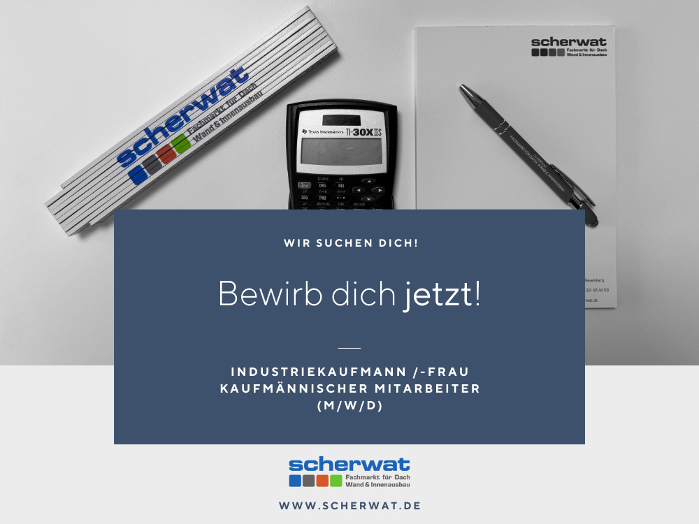 Jobangebot: Industriekaufmann/-frau im Bedachungsfachhandel Gevelsberg