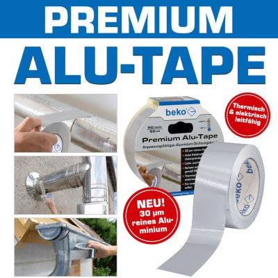 Premium Alu Tape von beko und seine Anwendungsbereiche